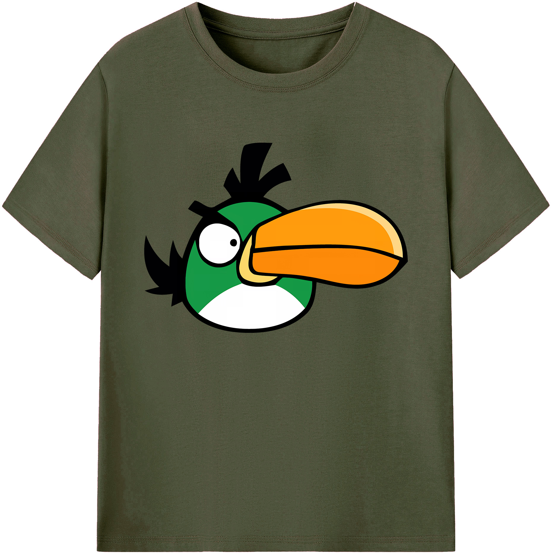 （画像用） Angry Birds アングリーバード 綿100％ メンズ半袖Tシャツ｜肌触りやわらか＆通気性